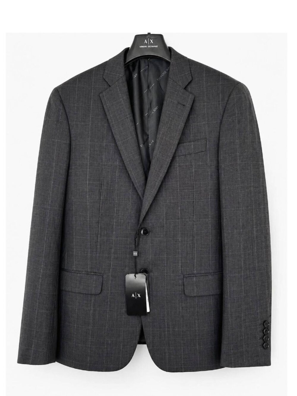 New A|X Armani Exchange Men's Wool Suit Separate Jacket 44L